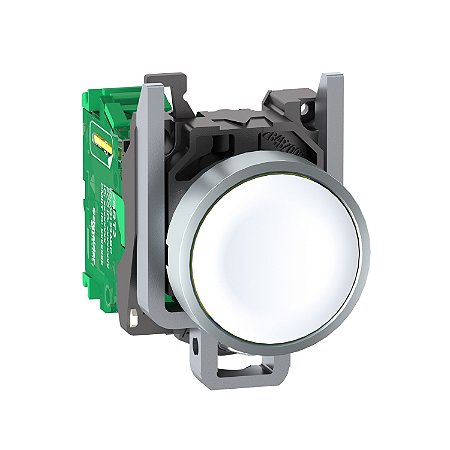 Botão Ø22Mm Metálico, Transmissor Sem Fio E Sem Bateria, Branco ZB4RTA1 SCHNEIDER