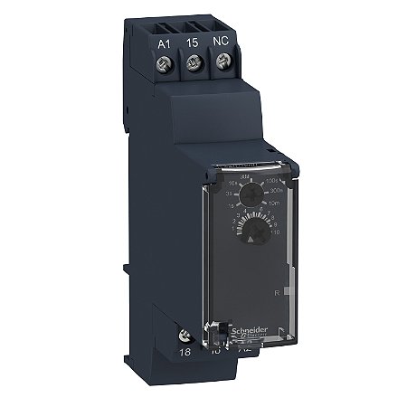 Modular Timing Relay, 5 A, 0.05 S…10 Min, 1 Co, Delay On De-Energization, 24...240 V Ac/Dc RE22R1KMR SCHNEIDER