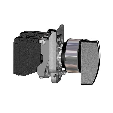 Comutador Ø22Mm Metálico, 2 Posições Fixas, Manopla Longa, Na XB4BJ21 SCHNEIDER