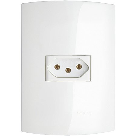 Conjunto Tomada 2P+T 20A 250V Pl/Br PRM2472 SCHNEIDER