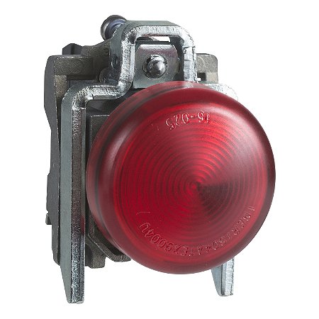 Sinalizador Modular Ø22Mm Metálico Para Lâmpada Ba9S, Vermelho, ≤250V XB4BV64 SCHNEIDER