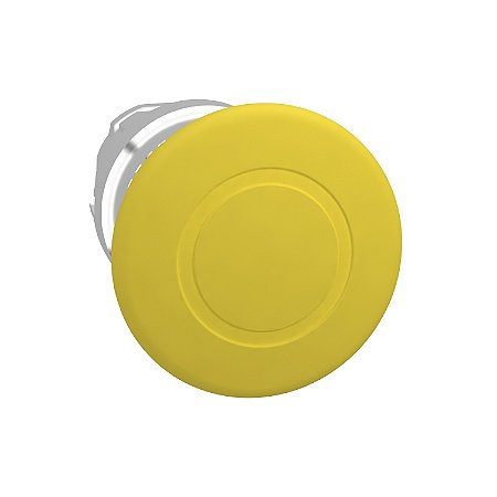Cabeçote Para Botão Ø22Mm Metálico, Com Retenção, Puxar Para Destravar Cogumelo Ø40Mm, Amarelo ZB4BT5 SCHNEIDER