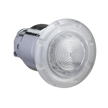 Cabeçote Para Botão Luminoso Modular Ø22Mm Metálico, Cogumelo Ø40Mm, Para Led Integral, Branco ZB4BW413 SCHNEIDER