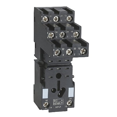 Base Para Relé Rxm3*, Contatos Mistos, Conexão Por Parafuso RXZE2S111M SCHNEIDER
