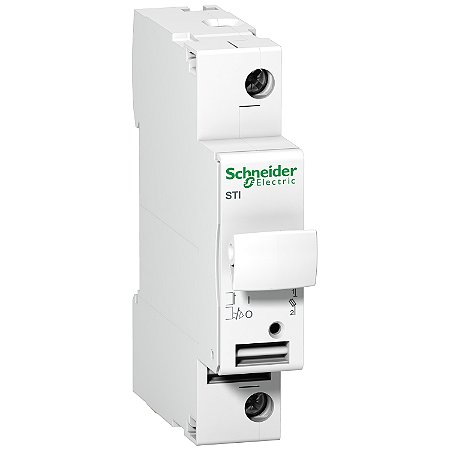 Porta-Fusiveis Seccionaveis 1P 10.3X38 500V A9N15636 SCHNEIDER