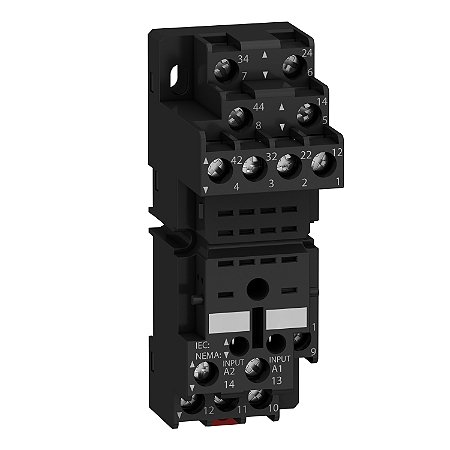 Base Para Relé Rxm2* E Rmx4*, Contatos Mistos, Conexão Parafuso RXZE2M114 SCHNEIDER