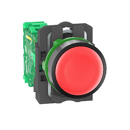 Botão Ø22Mm Plástico, Transmissor Sem Fio E Sem Bateria, Vermelho ZB5RTA4 SCHNEIDER