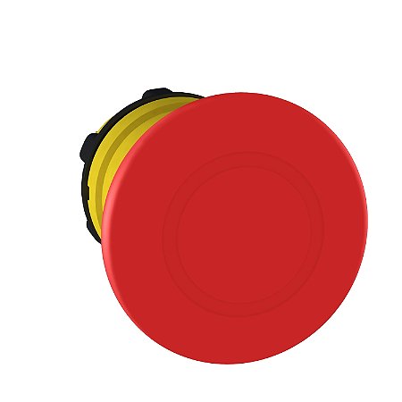 Cabeçote Para Botão De Emergência Ø22Mm Plástico, Puxar Para Destravar, Cogumelo Ø40Mm, Vermelho ZB5AT84 SCHNEIDER