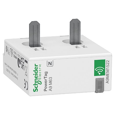Energy Sensor, Powertag Monoconnect 63A 1P+N Bottom Position A9MEM1522 SCHNEIDER