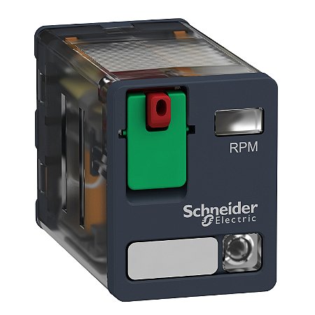 Relé De Potência, 15A, 2Naf, Botão De Teste, Led, 230Vca RPM22P7 SCHNEIDER