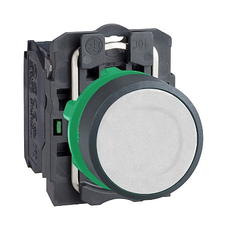 Botão Ø22Mm Plástico, Retorno Por Mola, Branco, Na XB5AA11 SCHNEIDER