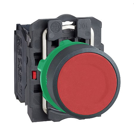 Botão Ø22Mm Plástico, Retorno Por Mola, Vermelho, Nf XB5AA42 SCHNEIDER