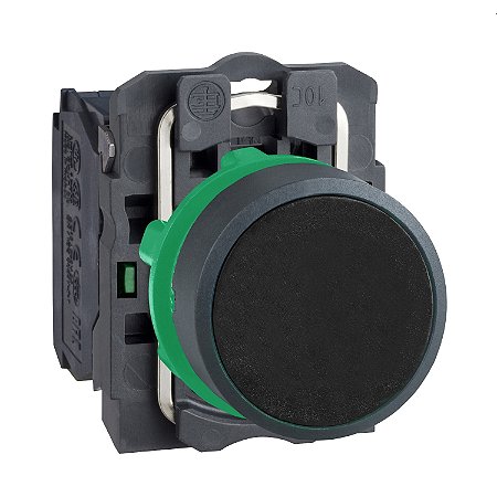 Botão Ø22Mm Plástico, Retorno Por Mola, Preto, Na XB5AA21 SCHNEIDER