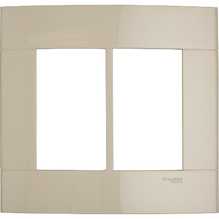 Placa 4X4 6 Postos Marfim Saara PRM044462 SCHNEIDER