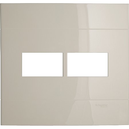 Placa 4X4 2 Postos Separados Marfim Saara PRM044422 SCHNEIDER