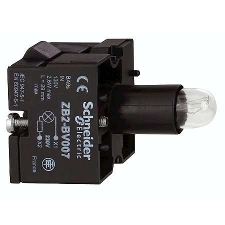 Corpo Para Sinalizador Alimentacao P Resistor Xaca ZB2BV007 SCHNEIDER