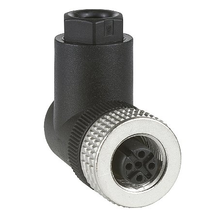 Conector M12 Cotoveloovelo 4 Pinos XZCC12FCM40B SCHNEIDER