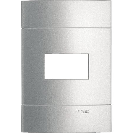 Placa 4X2 1 Posto Prata Artico PRM044216 SCHNEIDER