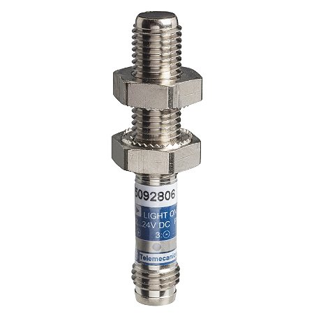 Sensor Fotoeletrico Barreira Emissor 2M Conec XUAH0203S SCHNEIDER