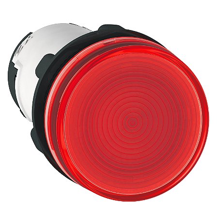 Sinalizador Monobloco Ø22Mm Plástico Com Lâmpada Ba9S, Vermelho, 230Vca XB7EV74P SCHNEIDER