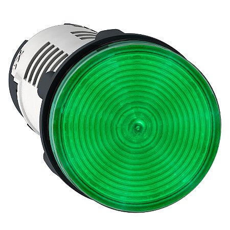 Sinalizador Monobloco Ø22Mm Plástico, Led, Verde, 230Vca XB7EV03MP SCHNEIDER