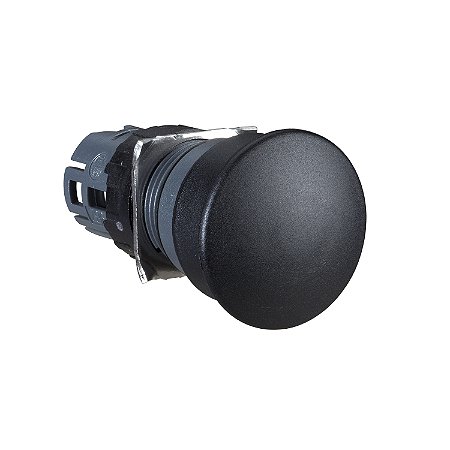 Cabecote Para Botao 16Mm Plastico Soco D24Mm Redondo Preto ZB6AC2 SCHNEIDER