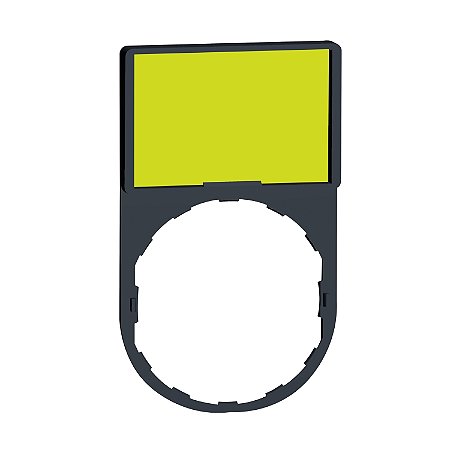 Porta Etiqueta 30X50Mm Branco Amarelo Sem Gravacao ZBY6102 SCHNEIDER