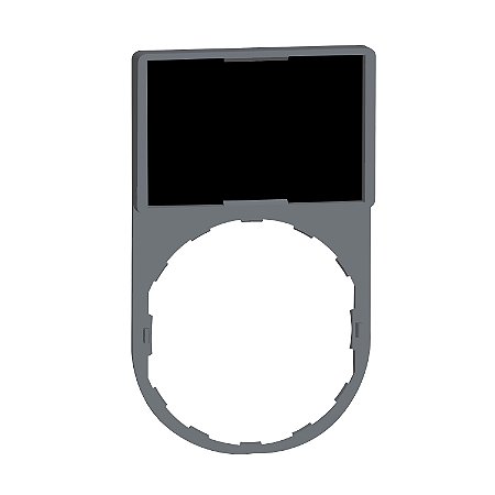 Porta Etiqueta 30X50Mm Preto Vermelho Sem Gravacao ZBY6101 SCHNEIDER