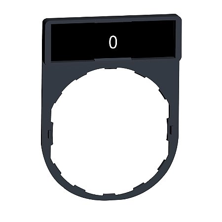 Porta Etiqueta 30X40Mm Preto O ZBY2146 SCHNEIDER