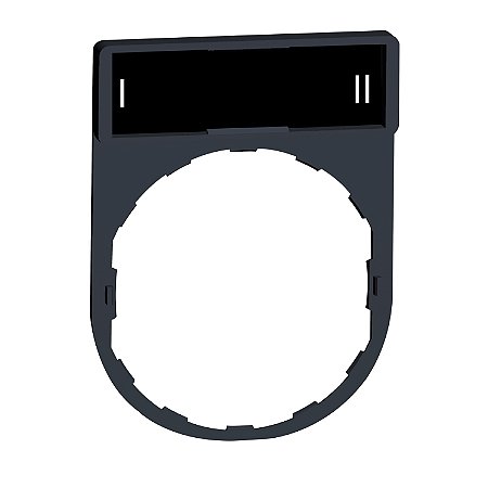 Porta Etiqueta 30X40Mm Preto Vermelho I Ii ZBY2179 SCHNEIDER