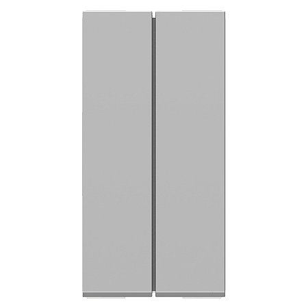 Modulo Duplo ( Meio Módulo ) Interruptor Paralelo 10Ax 250V 1M Aluminium S70100374 SCHNEIDER