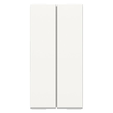 Modulo Duplo Pulsador Universal (Sem Gravacao) 10A 250V 1M Branco S70100604 SCHNEIDER