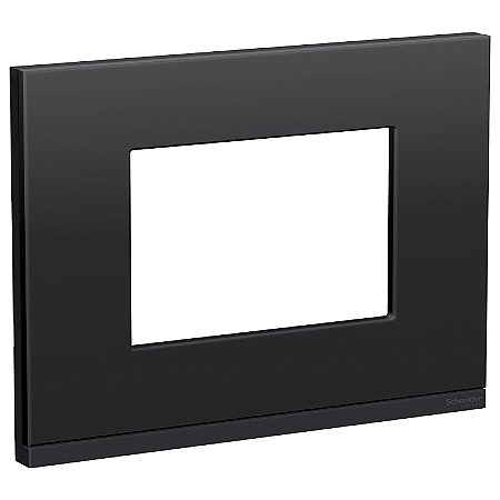 Placa+Suporte 4X2 3 Postos Class Gr / Graphite Fenix Horizontal S73410387H9 SCHNEIDER