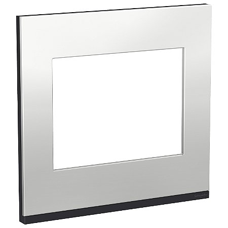 Placa+Suporte 4X4 6 Postos Class Gr / Aluminium Metal S734203849 SCHNEIDER