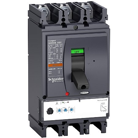 Disjuntor Nsx630Hb2 Micrologic2.3 M 500A 3P3D LV433743 SCHNEIDER