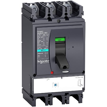 Disjuntor Nsx630Hb1 1.3 Ma 500A 3P3D LV433722 SCHNEIDER