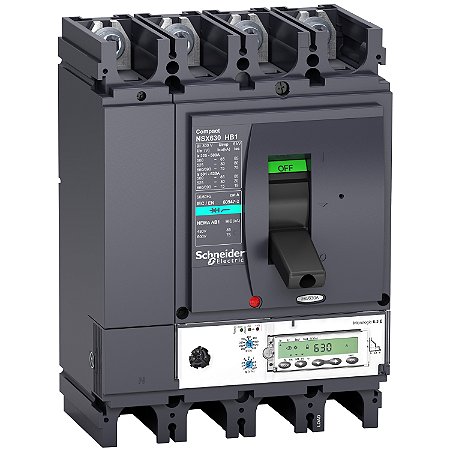 Disjuntor Nsx630Hb1 Micrologic6.3E 630A 4P4D LV433727 SCHNEIDER