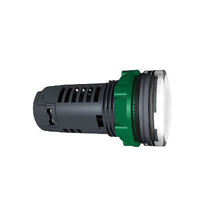 Sinalizador Monobloco Ø22Mm Plástico, Led De Alto Brilho, Branco, 110...120Vca XB5EVG1 SCHNEIDER