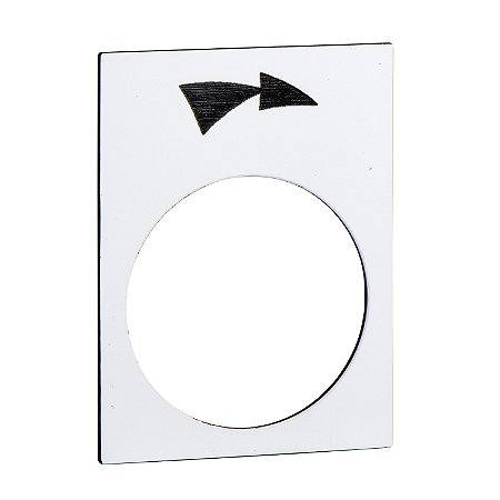 Etiqueta Para Botoeira Pendente Xaca 2Velocidades ZB2BY4921 SCHNEIDER