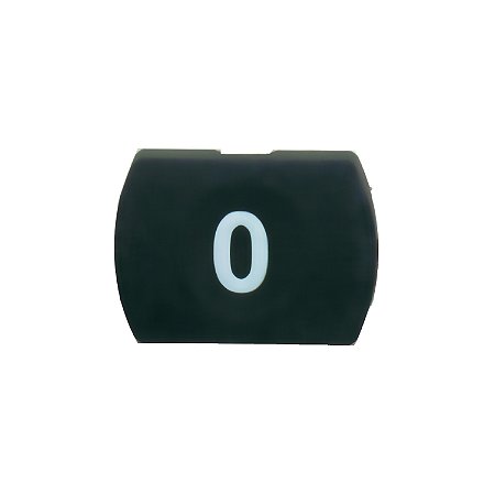 Capsula Com Marcacao O Para Botao 16Mm Plastico Retangular P ZB6YD200 SCHNEIDER