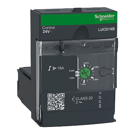 Unidade De Controle Avancada Trifasico Classe 20 0.35-1.4A 24Vca Tesy LUCD1XB SCHNEIDER