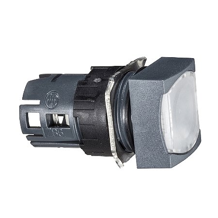 Cabecote Para Botao 16Mm Luminoso Quadrado Branco ZB6CW1 SCHNEIDER
