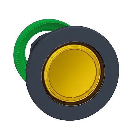 Cabeçote Para Botão Faceado Ø30Mm Plástico, Amarelo, Para Etiqueta ZB5FA58 SCHNEIDER