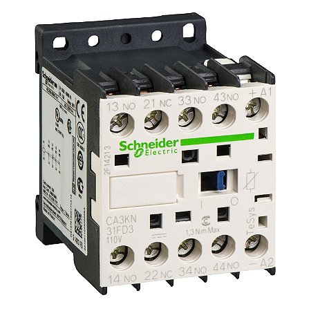 Contator Auxiliar Tesys K 3Na+1Nf 110Vcc Com Supressor CA3KN31FD3 APC