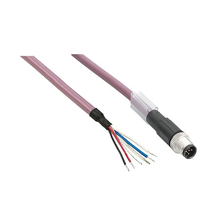 Power In Distribution Cable - Straight - M8 Female-Wire - 10M TCSXCNDFNX10V SCHNEIDER