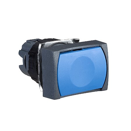 Cabecote Para Botao 16Mm Plastico Retangular Azul ZB6DA6 APC