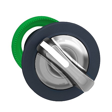 Flush Mounted White Illuminated Selector Switch Head 2 Pos Return Right To Left ZB5FK1413 SCHNEIDER