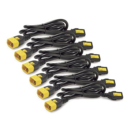 Kit De Cabos De Alimentação (6 C/U), Bloqueio C13 A C14, 0,6M AP8702S-WW SCHNEIDER
