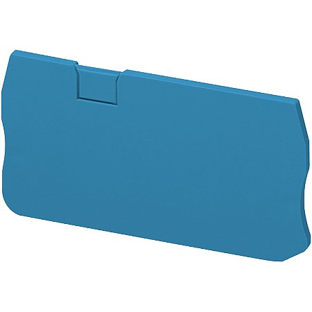 Placa Da Extremidade Para Conector Mola 2.5Mm2 3 Pontos Azul NSYTRACR23BL APC