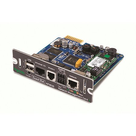 Cartão De Gerenciamento De Rede 2 (Nmc2) Para Nobreak Com Monitoramento Ambiental, Acesso Fora De Banda E Compatibilidade Com Modbus AP9635 SCHNEIDER